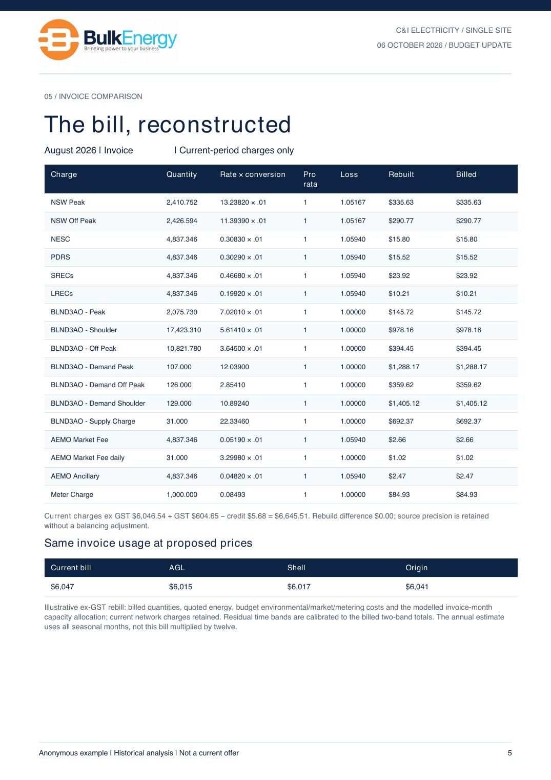 Anonymous electricity report, page 5