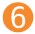 Energy Brokers Australia FAQs - Icon of White "6" on Orange Background
